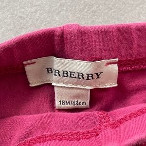 BURBERRY PINK LEGGINGS - 18 MONTHS